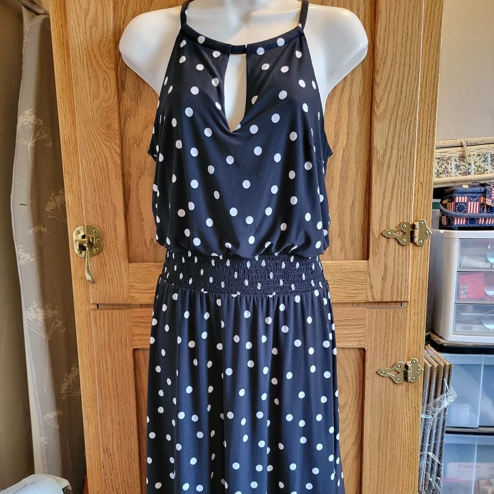 INC Polka Dot Halter Dress
